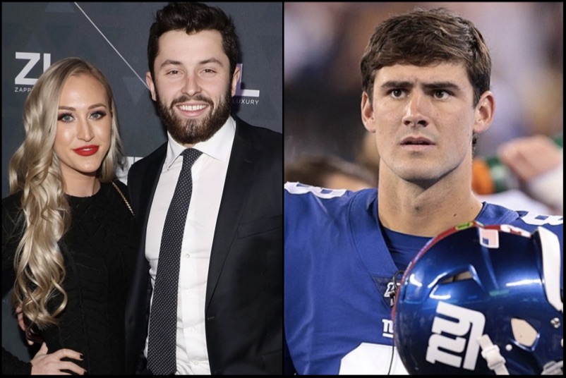 Baker Mayfield S Wife Emily Says He Should Sign Off Social Media After Critiquing Daniel Jones Blacksportsonline