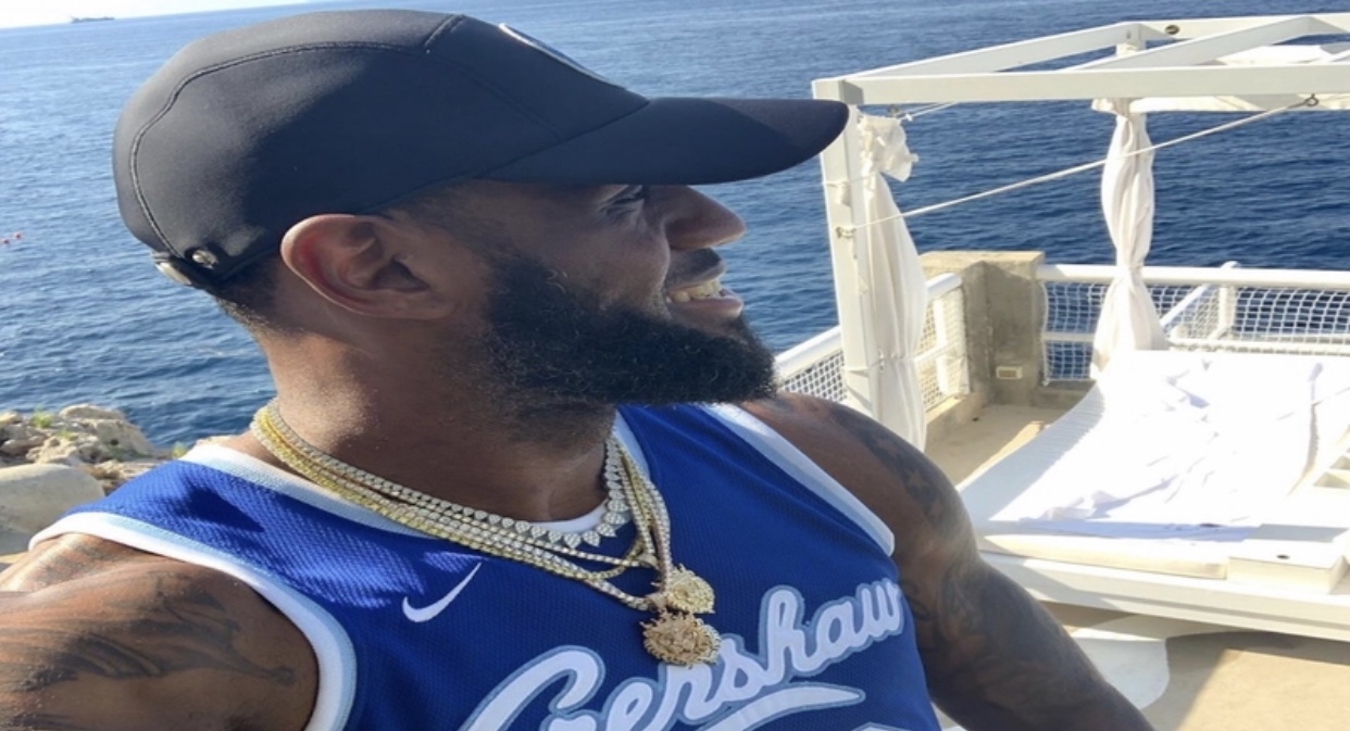 Here Is The Caption LeBron Left After Wearing Customized Nipsey Hussle #23  Nike Crenshaw Jersey (Pics-Vid) - BlackSportsOnline