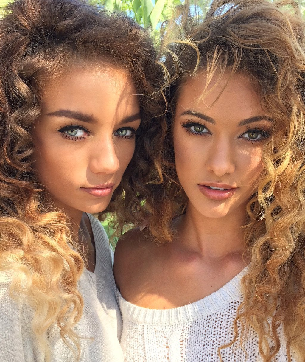 Lolo Wood who is hot is posing in her underwear with IG model Jena Frumes.&...