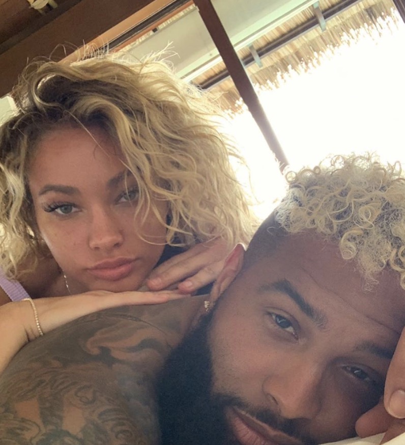 After Going Ig Official Photos Of Odell Beckham Jr S Girlfriend Lolo Wood With His Mom On Field
