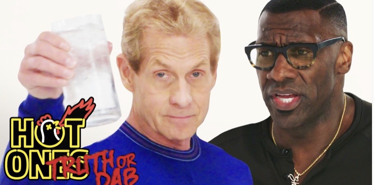 Watch Skip Bayless and Shannon Sharpe Play “Truth Or Dab” Using Hot