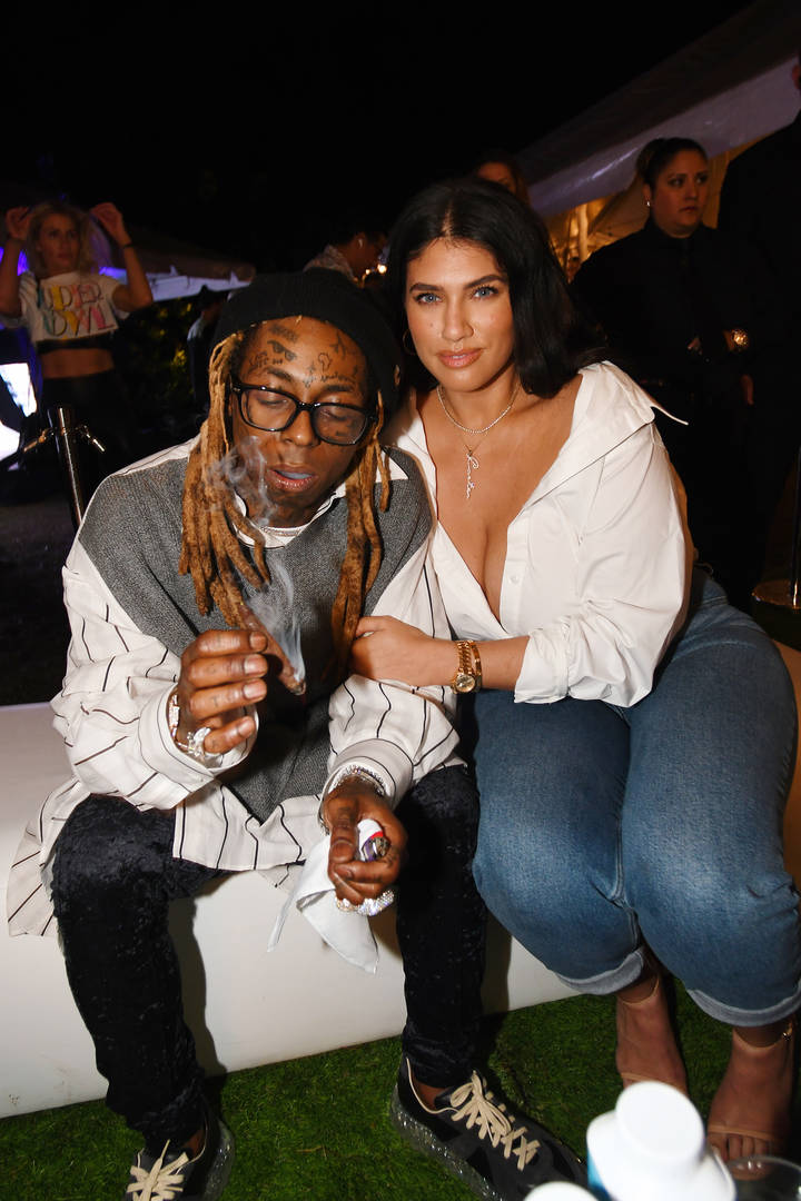 Lil Wayne and his alleged fiance, Australian model La'Tecia Thomas are...