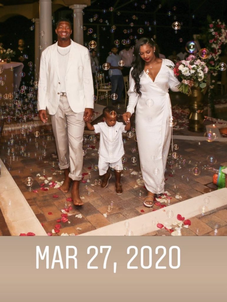 Jameis Winston Married His Girlfriend Of 8 Years Breion In A Private ...