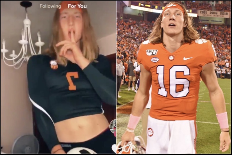 Trevor Lawrence look-alike enjoying viral video fame