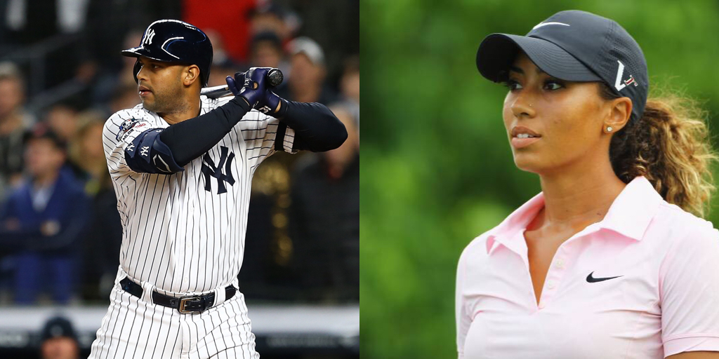 New York Yankees' Aaron Hicks dating Tiger Woods' niece Cheyenne :  r/NYYankees