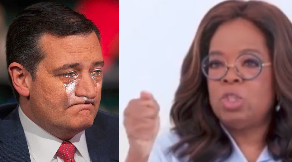 Video: Senator Ted Cruz Feelings Are Hurt After Oprah Winfrey Says White People Still Have Their …