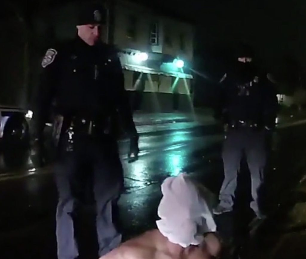 Video Watch Cops Handcuff Unarmed Naked Black Man Daniel Prude Put Bag Over His Head And