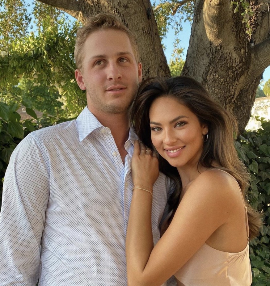 Jared Goffs Gf Christen Harper On How Shes Excited For Their Journey In Detroit After He Was 
