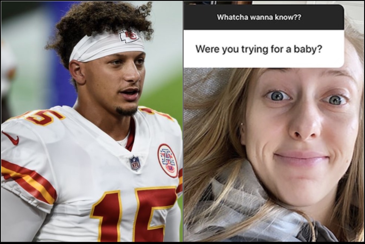 Video Patrick Mahomes Fiancee Brittany Matthews Says Pregnancy Wasn T Planned Was A Surprise To Mahomes Blacksportsonline