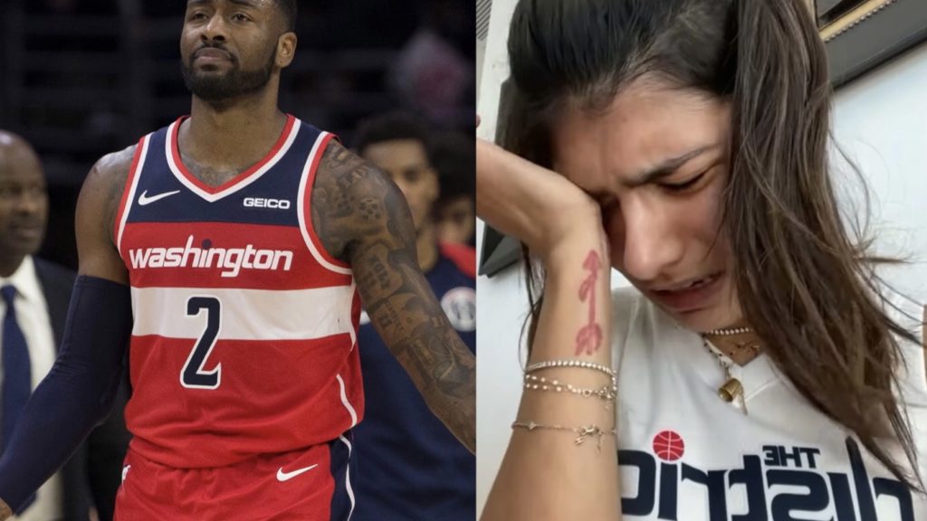 Video Watch Ex Adult Actress Mia Khalifa Cry Over John Wall Being