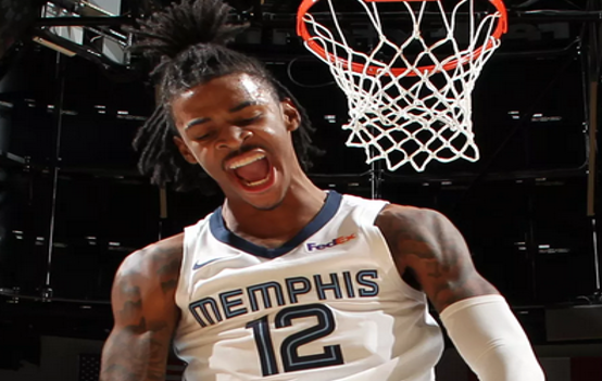 Watch Shirtless Ja Morant Show Off His Gun in Strip Club on IG Live