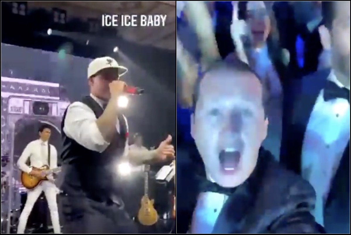 Vanilla Ice Performs For MAGA At Mar-a-Lago During Maskless RONA New ...