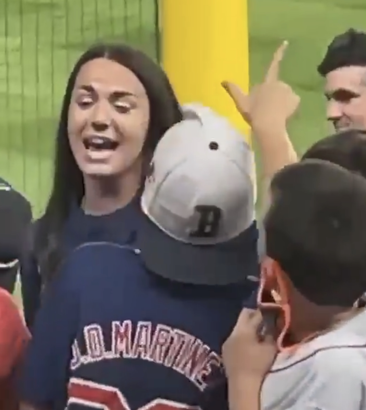 Grown Woman Yells '27 RINGS!' While Arguing With Young Red Sox Fans