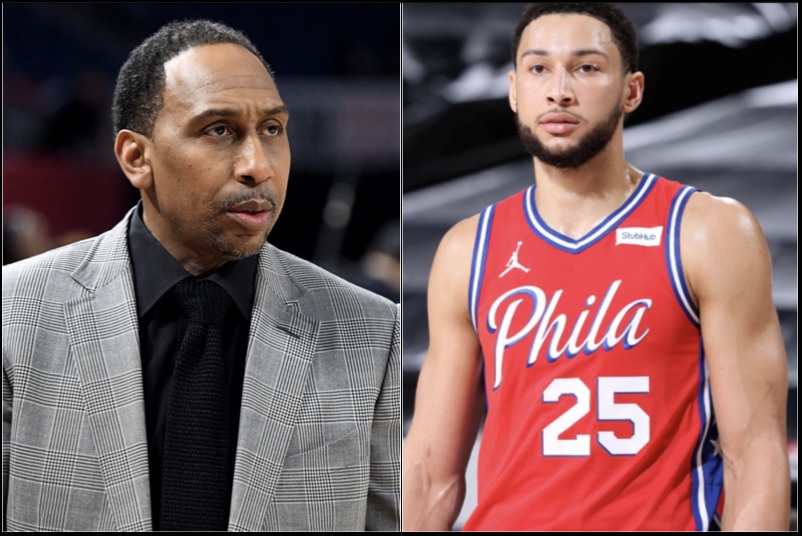 Stephen A. Smith Says Ben Simmons Doesn't Like to Work, He Doesn't ...