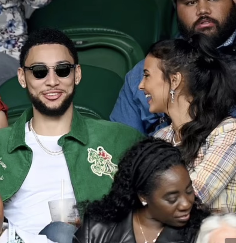 Photos of Ben Simmons at Wimbledon With His Girlfriend Maya Jama; Fans ...