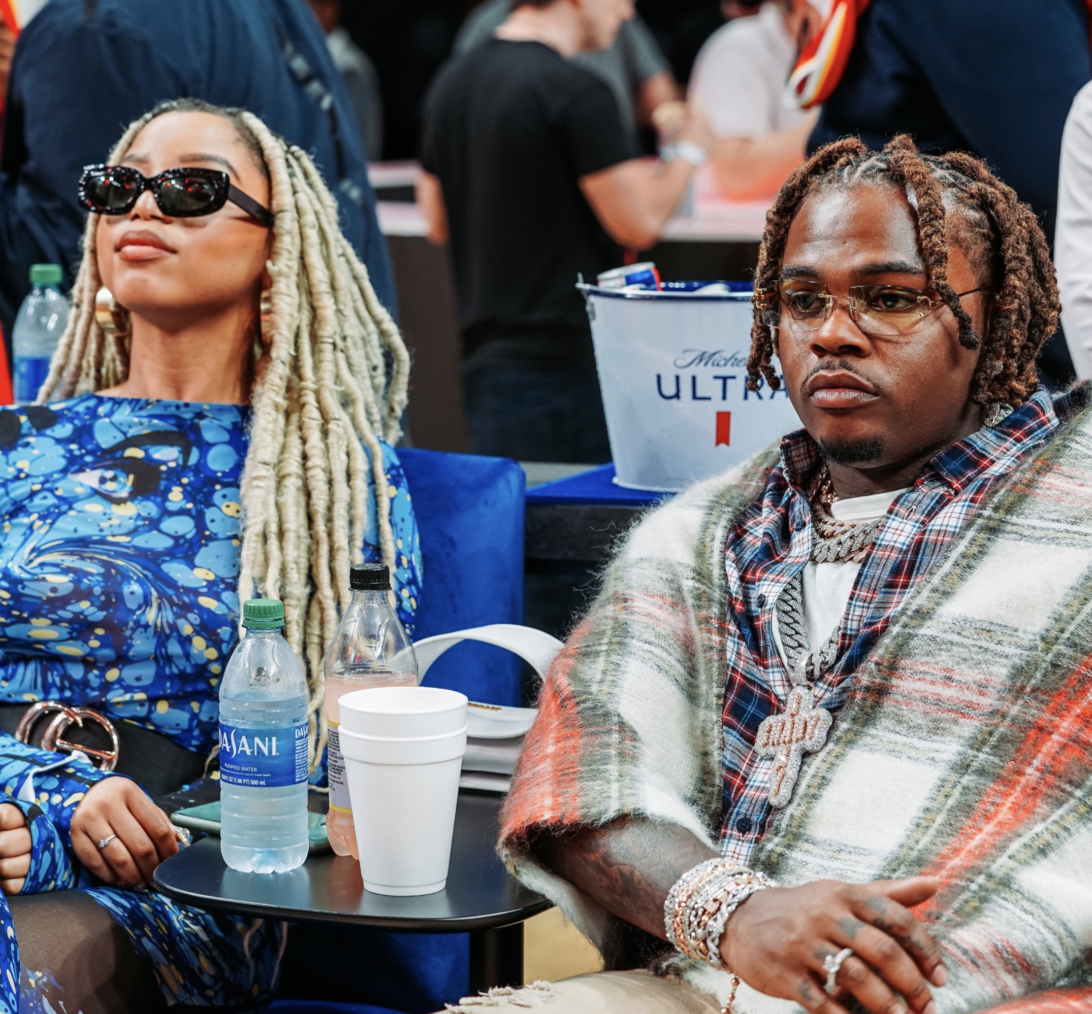 Chloe Bailey and Gunna Make Appearance at Mavs-Hawks Game; Why Dasani ...