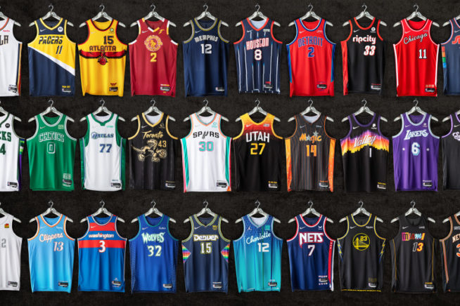 75th Anniversary Of NBA Showcase City Edition Jerseys For 2021-22 ...