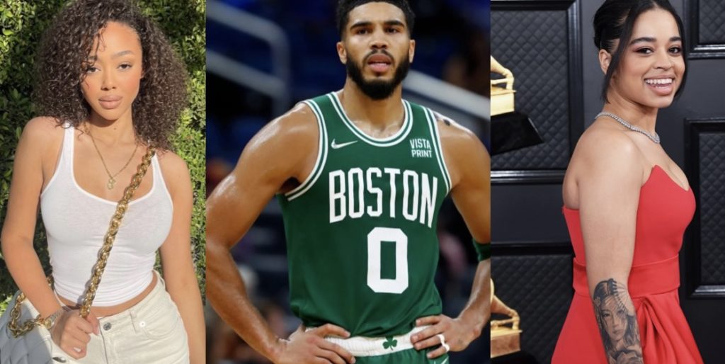 Jayson Tatum Had New Girlfriend Bella B And His ExGF Ella Mai At The