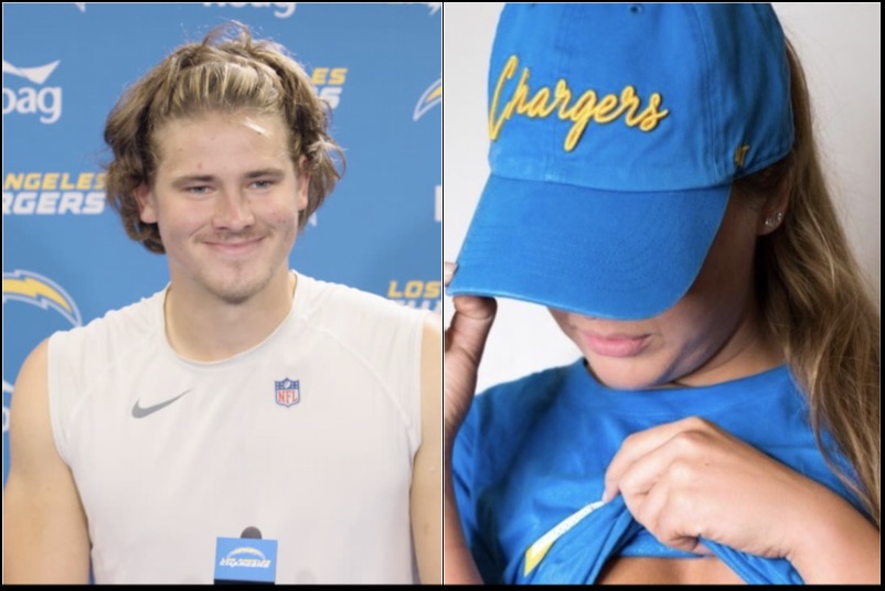 No Face Chargers Girl Offers Justin Herbert a One Night Stand If He  Continues to Play Well - BlackSportsOnline