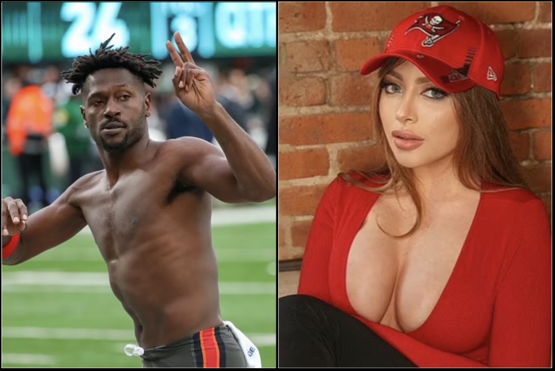 Antonio Brown Snuck IG Model Ava Louise Into His Hotel Room Before Jets Gam...