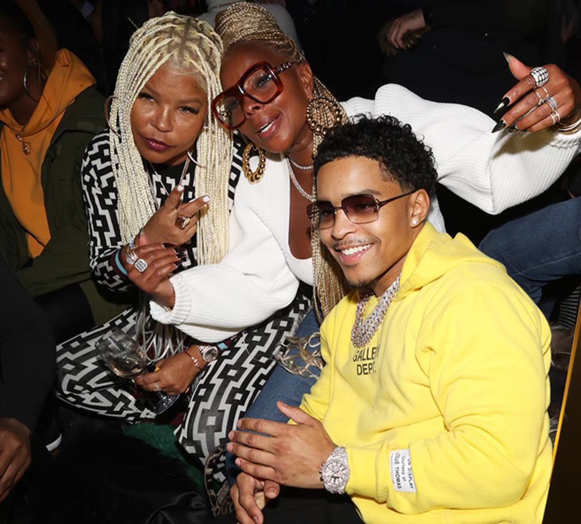 The starstudded group partied at Harbor NYC