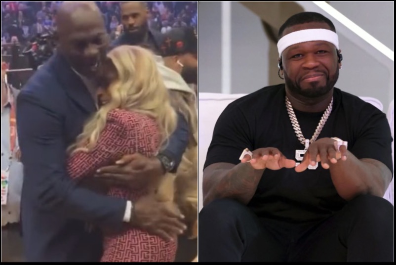 50 Cent Trolls Michael Jordan Palming Mary J Blige's Butt At The NBA  All-Star Game â€“ BlackSportsOnline