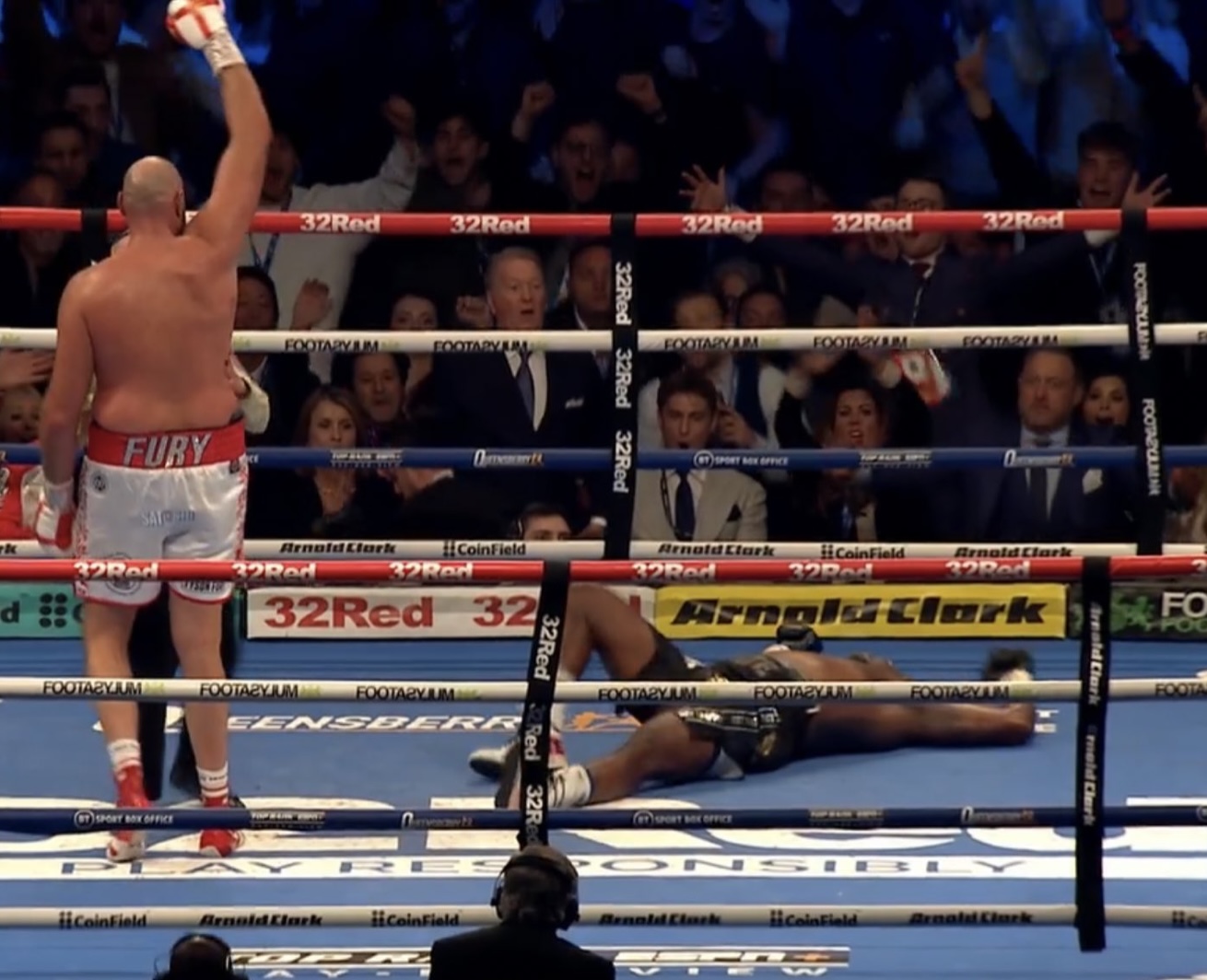 Watch Tyson Fury Knock Out Dillian Whyte With An Uppercut From Hell Multiple Angles Of Ko
