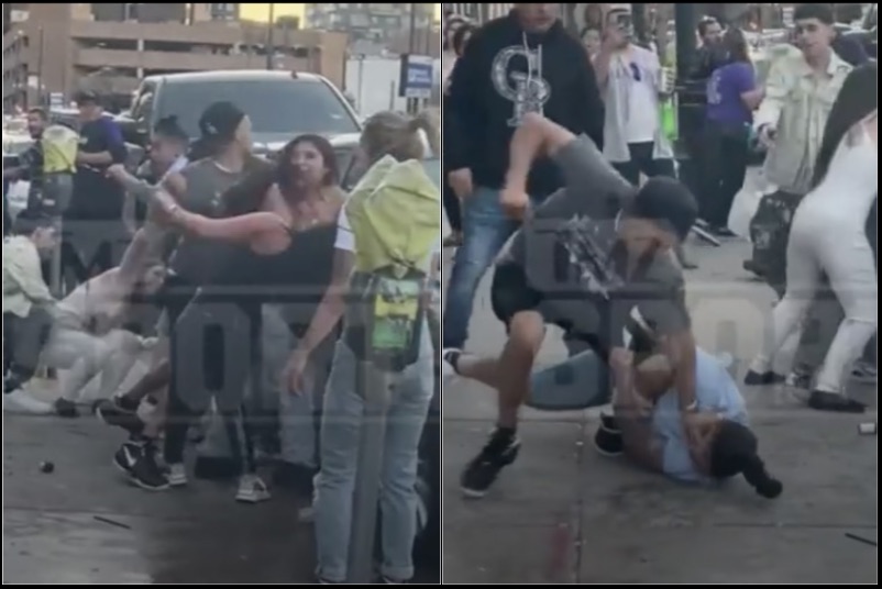 Viral Video Shows Crazy Rockies Fans Brawl Outside Coors Field