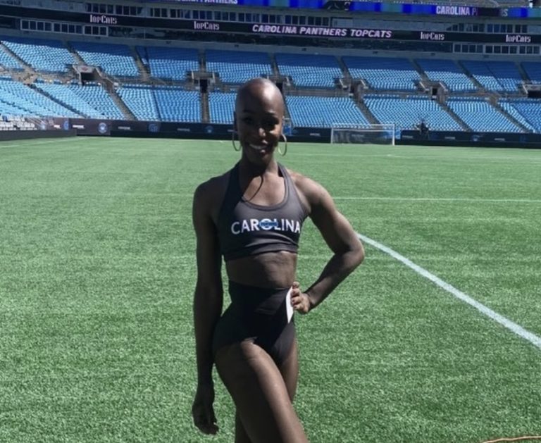 Photos Of Nfl First Openly Transgender Cheerleader Panthers Justine 