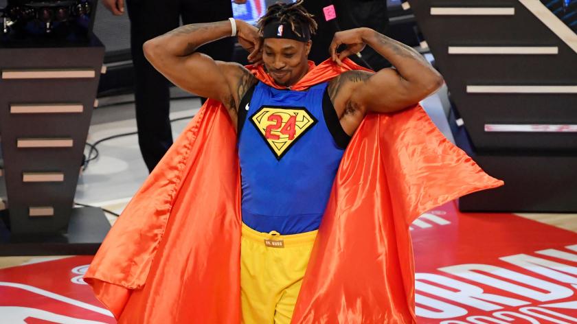 SI Photo Blog — Dwight Howard turns into Superman at the 2008 NBA