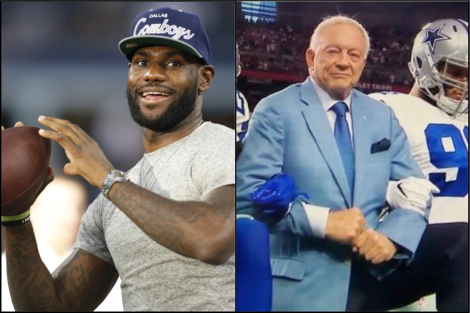 LeBron Says He’s No Longer a Cowboys Fan Because Jerry Jones Threatened Players Who Kneeled During Anthem Against Racism