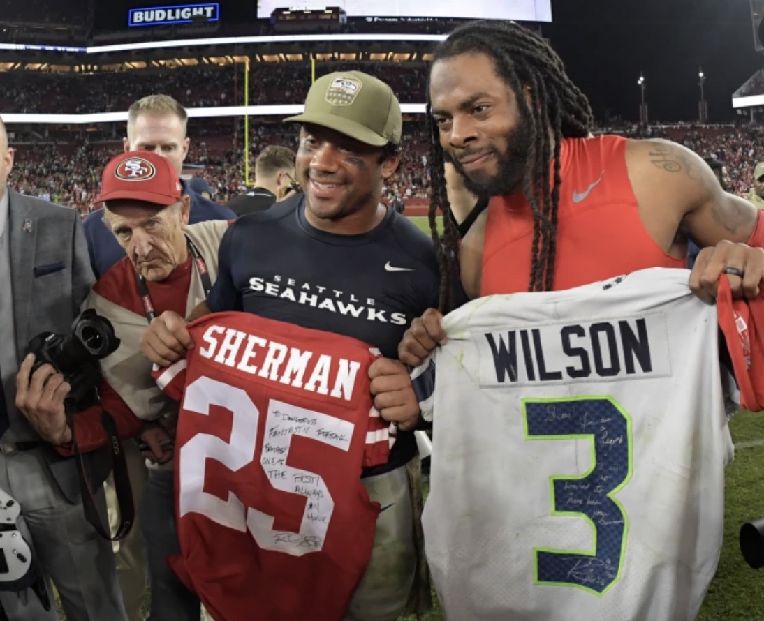 Russell Wilson End Zone INT 'Triggered' Former Teammate Richard Sherman