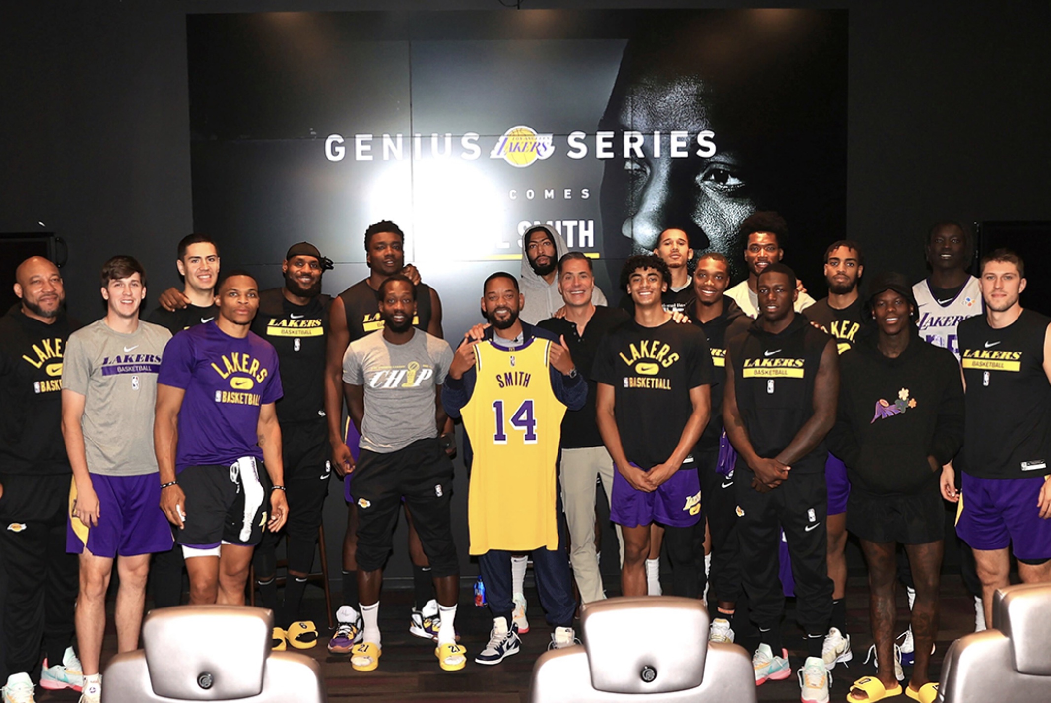 Lakers Bring in Will Smith To Teach Them How to Overcome Adversity