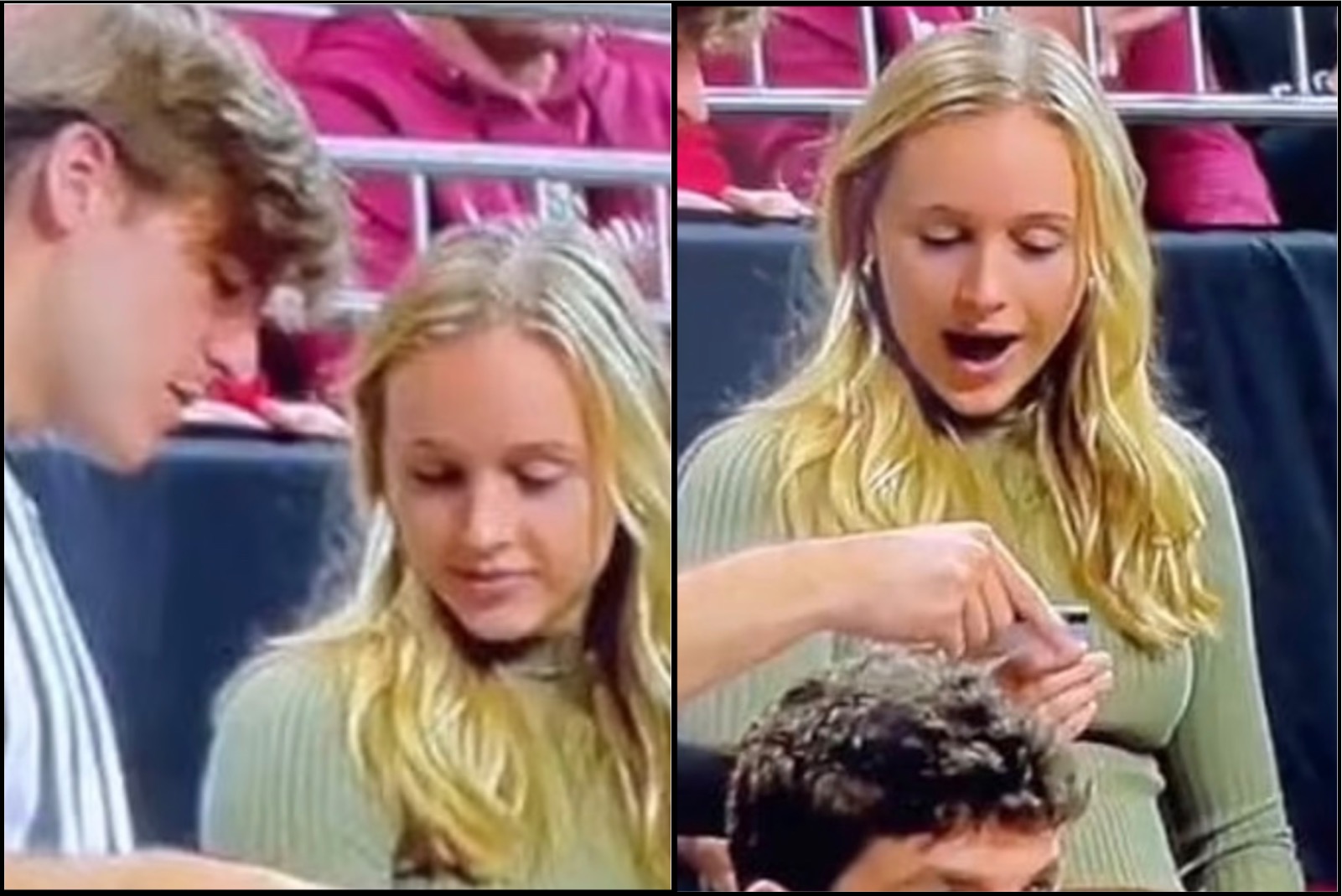 Watch a Young King Impress a Young Lady With His Costco Card During Detroit Mercy-Boston College Eagles College Basketball Game