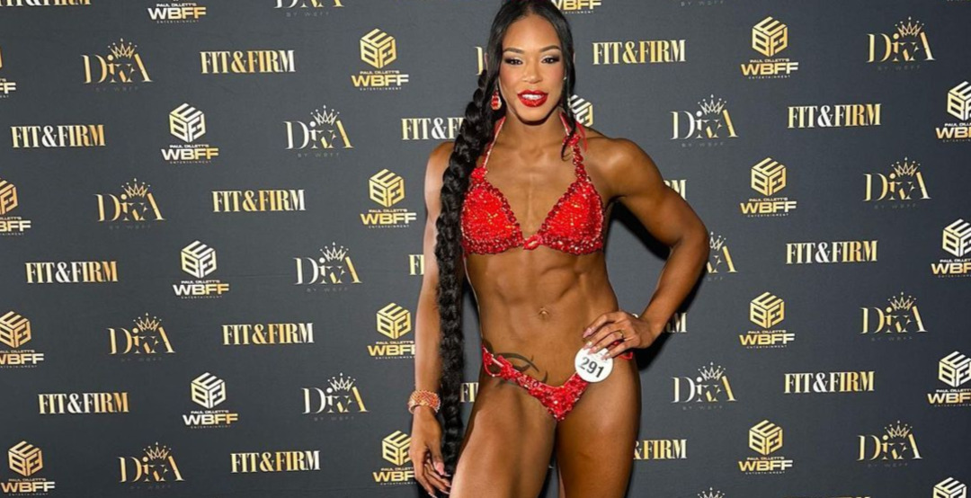 WWE Champion Bianca Belair Goes Viral Showing Off Ripped Abs and Firm Booty at Fitness Competition