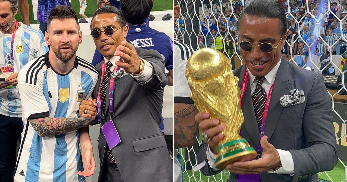 Salt Bae in Trouble After Touching World Cup During Argentinian Celebration
