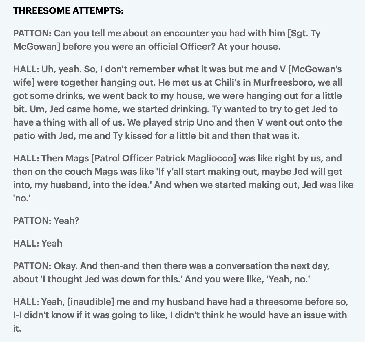 Married Cop Maegan Hall Who Had Oral Relations With Officers Gets A  Whopping $500K After Settling Lawsuit - Page 8 of 10 - BlackSportsOnline