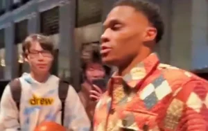 Watch Russell Westbrook Ignore a Young Fan Who Begged For An Autograph