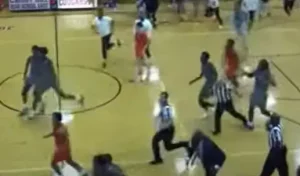 Watch Camden And Camden Eastside Final Game Of The Camden County Tournament End In a Brawl