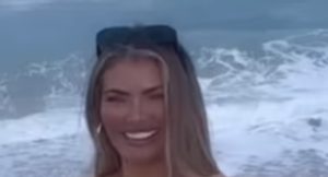 Watch Chloe Sims Show Off Her Booty In Black Bikini