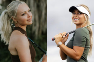 Watch Golf Influencer Hailey Rae Ostrom Go Viral For Playing Round With Fellow Smokeshow Claire Hogle
