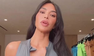 Kim Kardashian Announces The Return Of Swimwear Line With Thirst Traps Showing Off Her Boobs