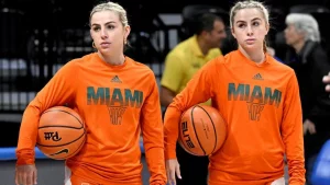 Photos of Haley And Hanna Cavinder After the NCAA Sanctions Miami Over Their NIL Deal