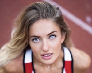 German Sprinter Alica Schmidt Goes Viral Over Her Warmup Routine Showing Track Booty