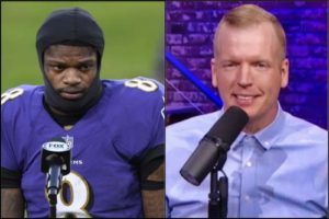Ravens QB Lamar Jackson Disputes Chris Simms Saying He Lost a Sneaker Endorsement Because He Didn’t Have an Agent