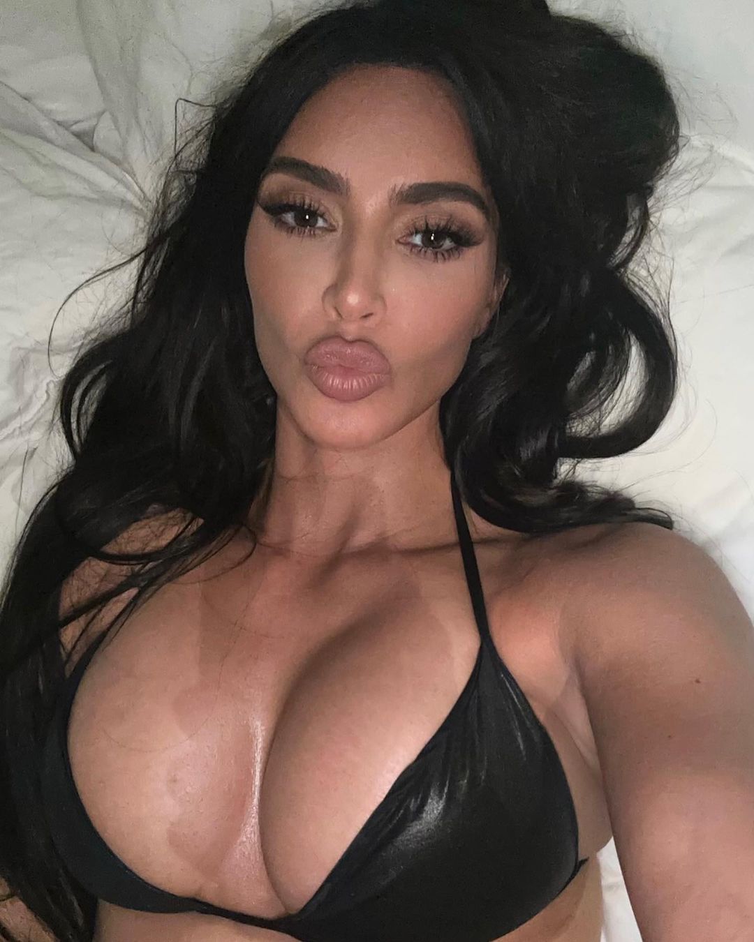 Kim Kardashian Shuts Down Instagram With Boob Lingerie Photos - Page 2 of 4  - BlackSportsOnline