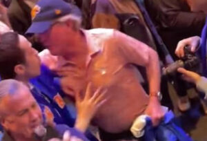 Watch Pete Davidson Go Viral After Pushing Knicks Fan Who Got Too Close To Him
