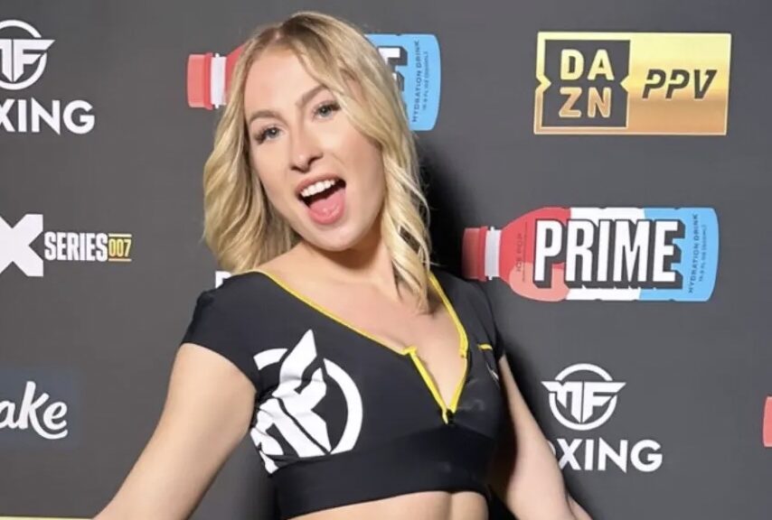 Ig Model Astrid Wett Flaunted Her Booty As A Ring Girl On Ksi Fight Card Page 2