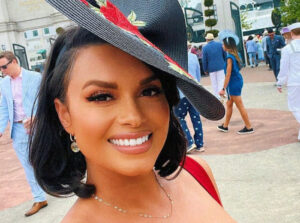 Fox Sports’ Joy Taylor Shows Off Beautiful Curves in Red Dress at Kentucky Derby