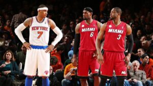 Carmelo Anthony on If He Regrets Not Listening to Dwyane Wade About Teaming Up With LeBron in Miami